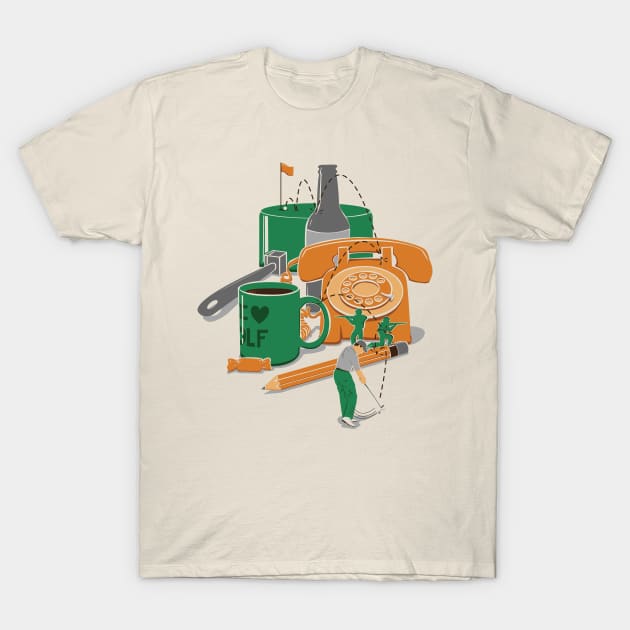 Mini Golf T-Shirt by WanderingBert